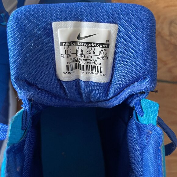 Nike Hyperdunk 2015 TB 'Game Royal', Size 11.5 - Picture 6 of 8